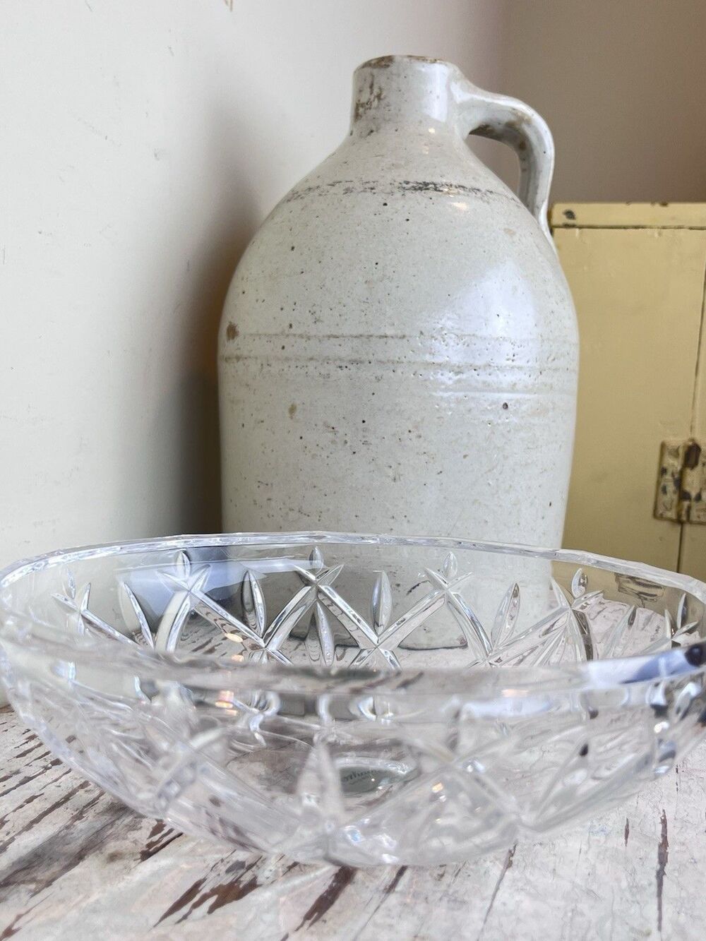 Vintage Gorham “Lady Anna” Lead Crystal Candy Bowl 8.25” Entertaining / Decor
